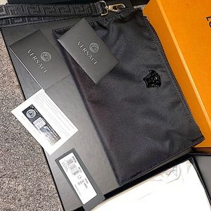 Versace black Medusa Pouch